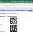 Excel Data Matrix 2D Barcode Generator 2023 full screenshot