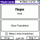 LingvoSoft FlashCards German <-> French for Palm OS 1.2.36 full screenshot